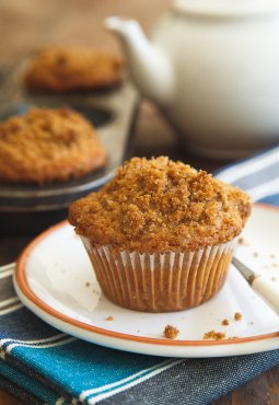 A small group of your preferred coffee dessert in muffin type. Recipe makes 4 muffins @dessertfortwo