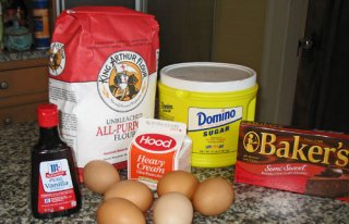 Boston Cream Pie dish ingredients from boston-discovery-guide.com