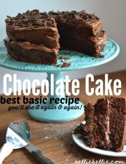 top homemade chocolate dessert! A simple, basic chocolate cake meal from scrape!