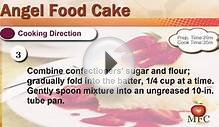 Angel Food Cake Recipe - How to Make Food Cake