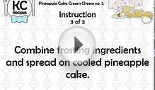 Pineapple Cake Cream Cheese no. 2 - Kitchen Cat