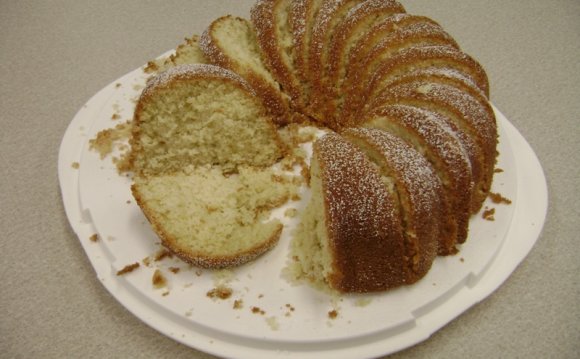 This pound cake had been at