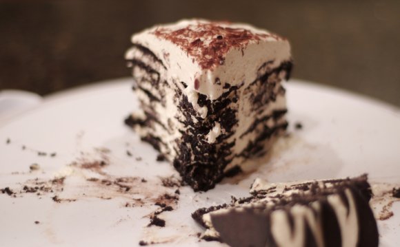 Chocolate Wafer Icebox Cake is