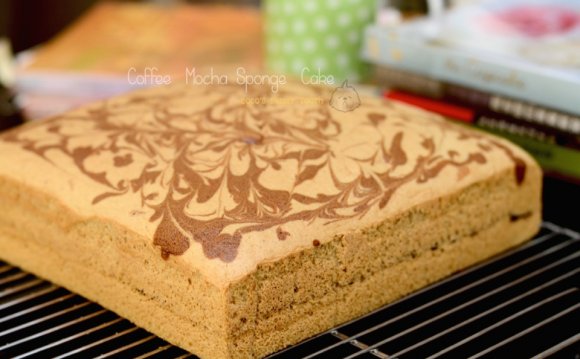 Coffee Mocha Sponge Cake