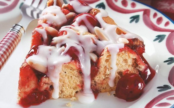 Easy Cherry-Almond Coffee Cake