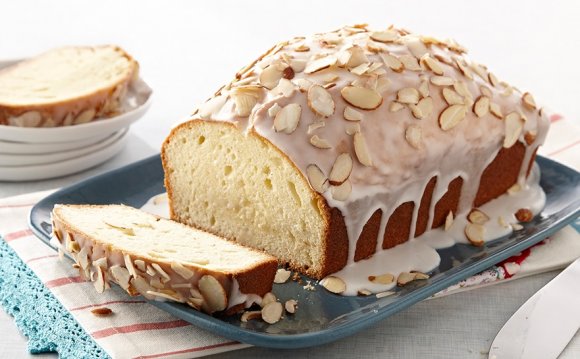Glazed Almond Pound Cake