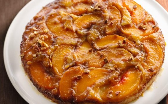 Caramelized Peach Upside-Down