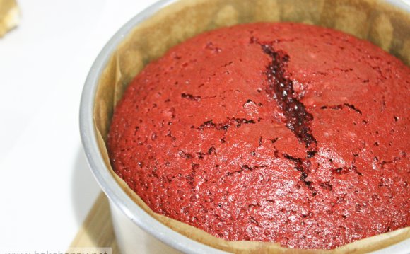 Back to our red velvet cake