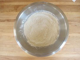 A traditional meal and history for Sour Cream Coffeecake from food historian Gil Marks on record kitchen area