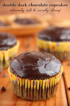 a simple, no-mixer-required dish for thin chocolates cupcakes. They taste so decadent - you can't inform they may be lightened up anyway!