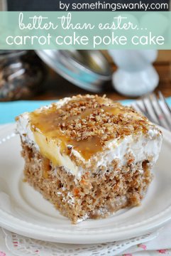 Better Than #Easter... #Carrot #Cake #Poke Cake from | This is seriously SO yum!