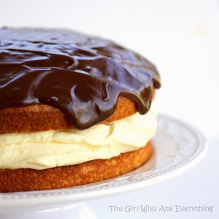 Boston Cream Pie - simple and impressive. {The Girl Who Ate Everything}