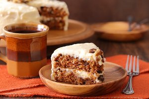 Carrot Cake Layer Cake with Buttermilk cream-cheese Frosting