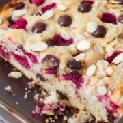 Dark Chocolate Raspberry Coffee Cake | sallysbakingaddiction.com