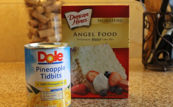 Crushed pineapple Angel Food cake recipe