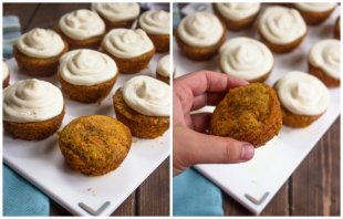 Easy Carrot Cupcakes with Cream Cheese Frosting
