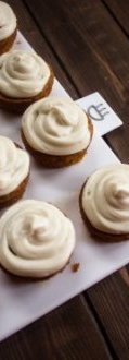 effortless Carrot Cupcakes with cream-cheese Frosting