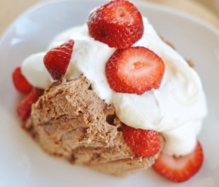 Ethereal Chocolate Angel Food Cake