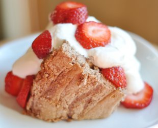 Ethereal Chocolate Angel Food Cake