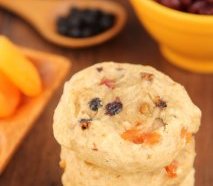 Fruitcake Cookies -- an excellent twist from the holiday classic. Soft, dense & so addictive!