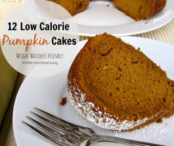 Healthy Low Fat Pumpkin Cakes