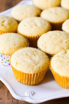 do-it-yourself Yellow Cupcakes Recipe on sallysbakingaddiction.com