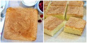 Hot Milk sponge-cake Collage