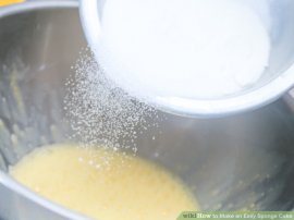 Image titled Make an Easy Sponge Cake action 3