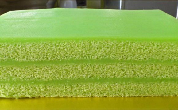 Pandan sponge cake recipe