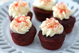 Mini Red Velvet Cupcakes