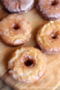 Old Fashioned Sour Cream Donuts from TastesBetterFromScratch.com