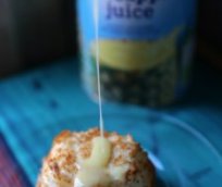 Pineapple Angel Food Cupcakes with Pineapple Glaze