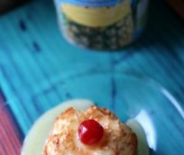 Pineapple Angel Food Cupcakes with Pineapple Glaze