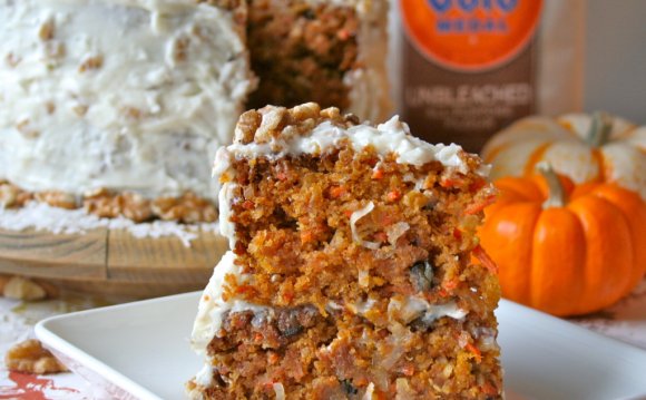Pumpkin Carrot Cake recipe