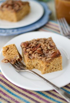 Pumpkin Coffee Cake | crazyforcrust.com | #pumpkin #breakfast #brunch