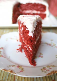 Red velvet slice