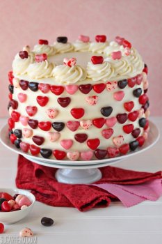 Sky-High Pink and Red Velvet Cake | SugarHero.com