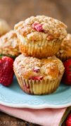 Strawberry Cheesecake Muffins sallysbakingaddiction.com