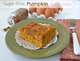 sugar free pumpkin cake 1 words