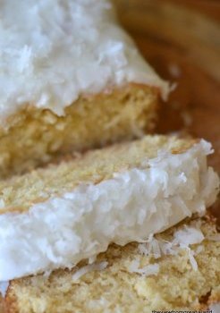 a Coconut Pound Cake