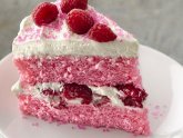 Raspberry Cream Cake recipe