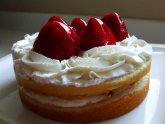 Strawberry Boston Cream Cake recipe