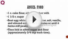 ANGEL FOOD - Cake Recipes - Quick Recipes