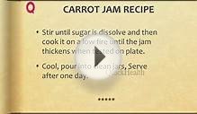 CARROT JAM RECIPE - VEG RECIPES - RECIPE CHANNEL