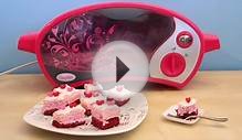 Easy Bake Oven Strawberry and Red Velvet Miniature Cake Baking