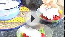 Easy Gourmet Dessert Recipes : Berries & Cream Fruit