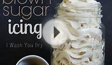 Fluffy Brown Sugar Icing Old Fashioned Vintage Recipe