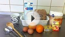 How to bake an orange cake - Easy recipe for cake