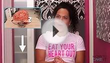 How To Make A HUMAN HEART CAKE! Deep Red Velvet Cake and