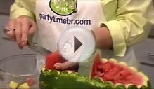 How to Make a Watermelon Fruit Basket